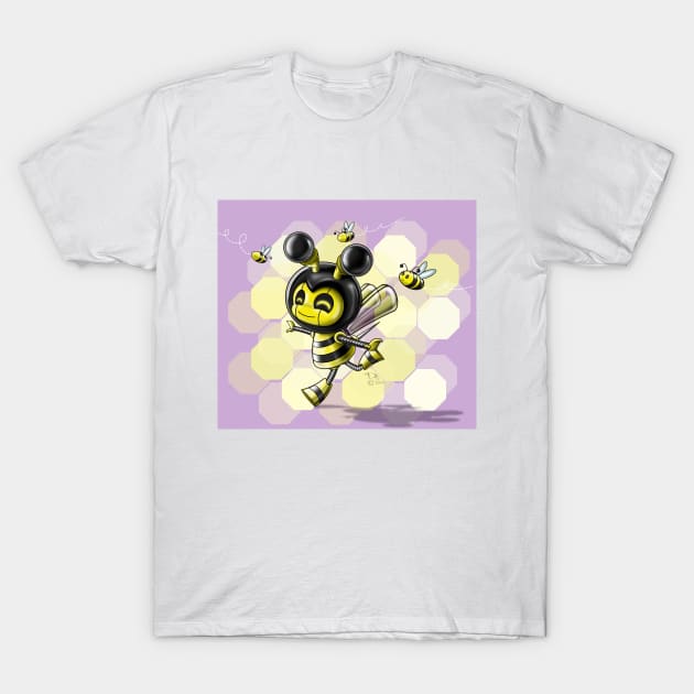 Bee Robot T-Shirt by treasured-gift